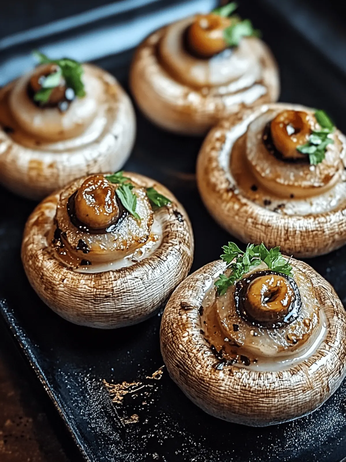 Stuffed Mushroom Eyeballs