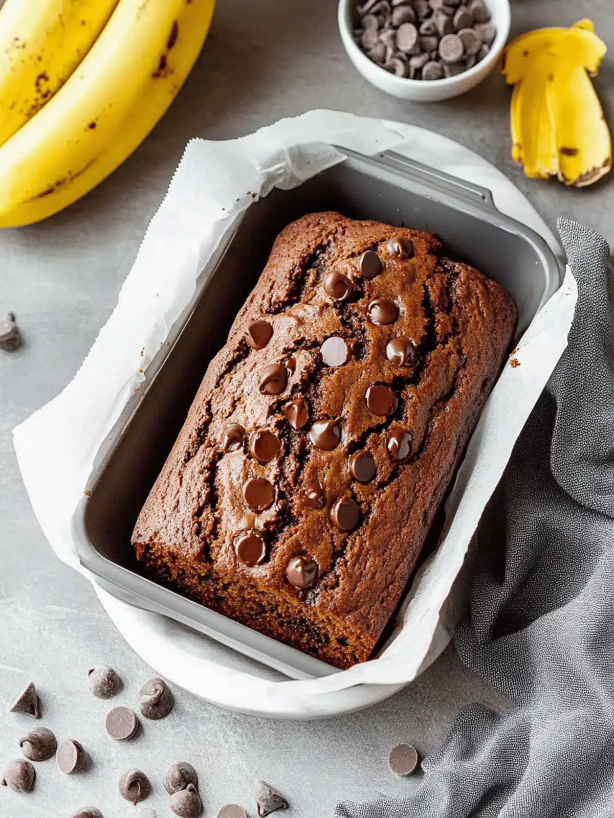 Banana Chocolate Chip Pumpkin Bread
