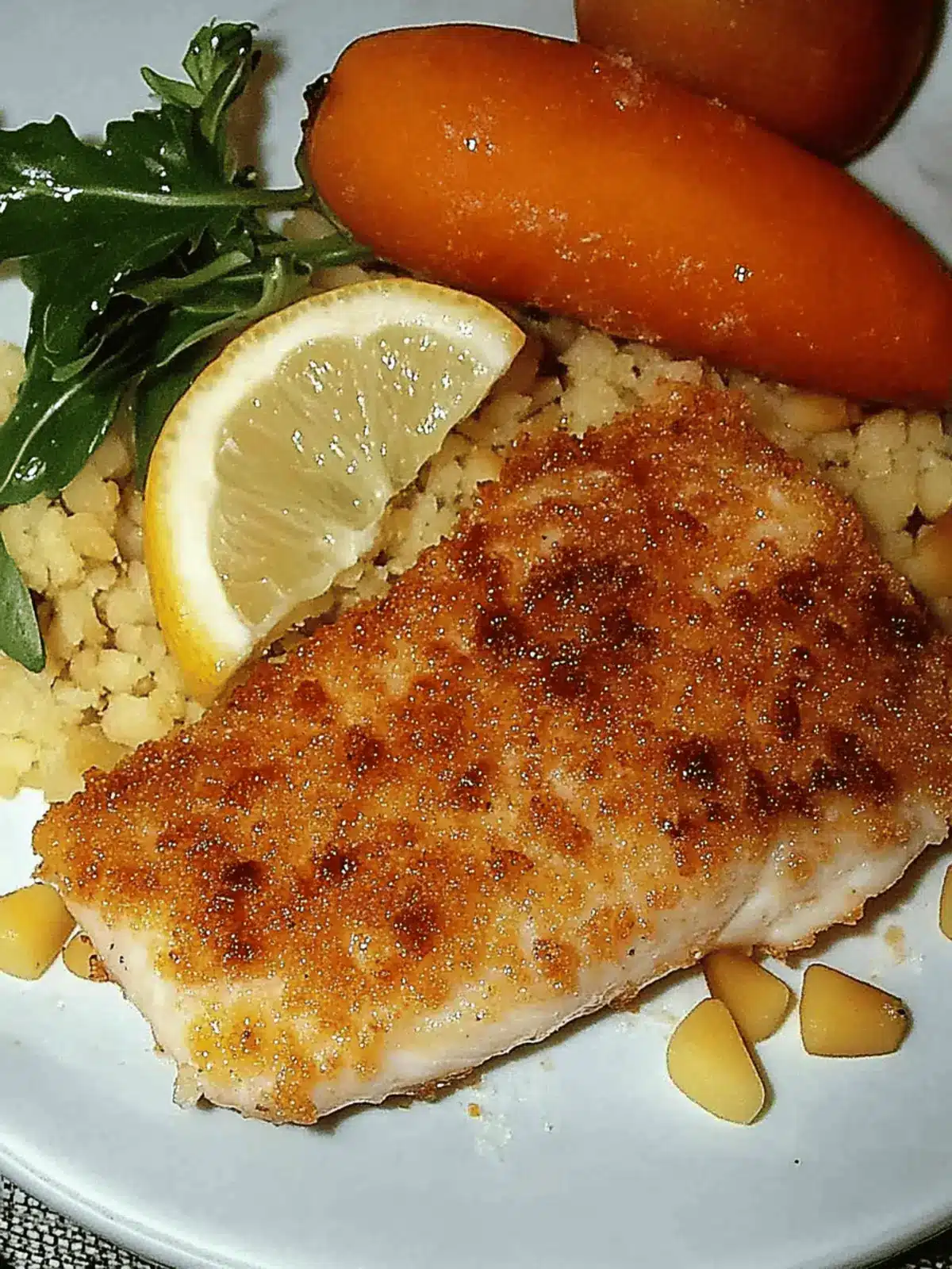 Catfish With Pine Nuts