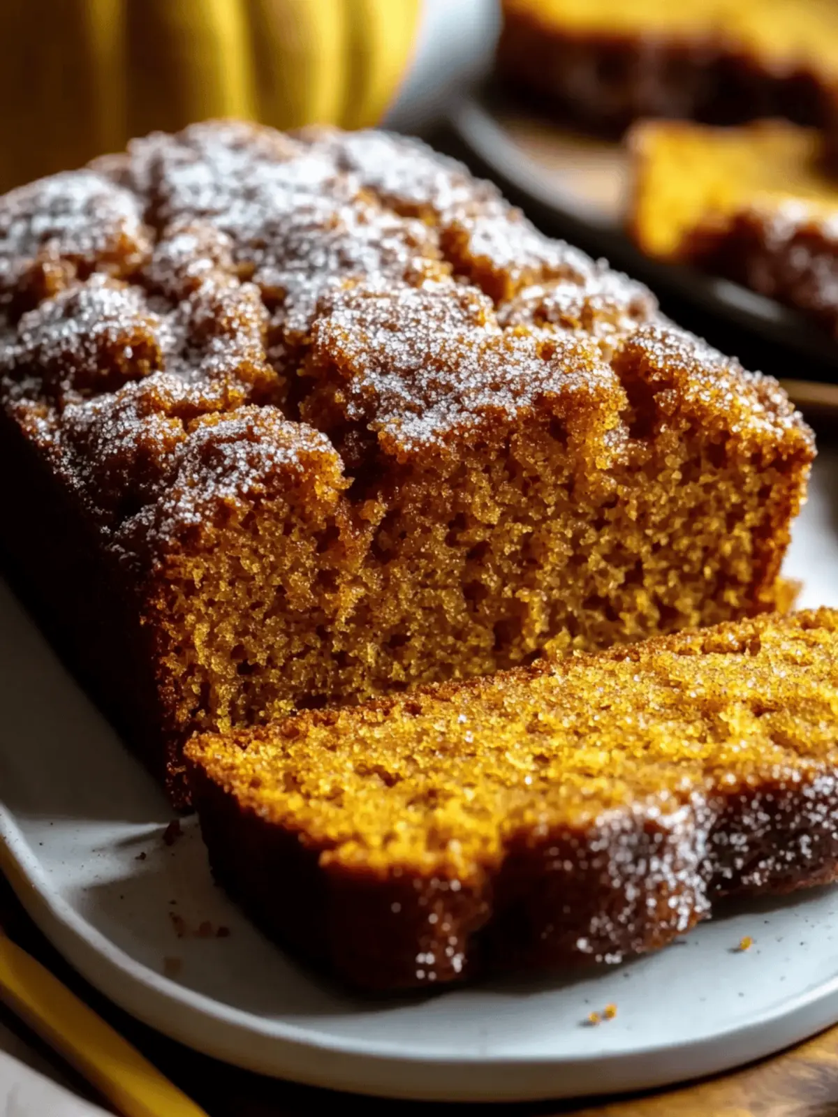 Cinnamon Sugar Pumpkin Bread