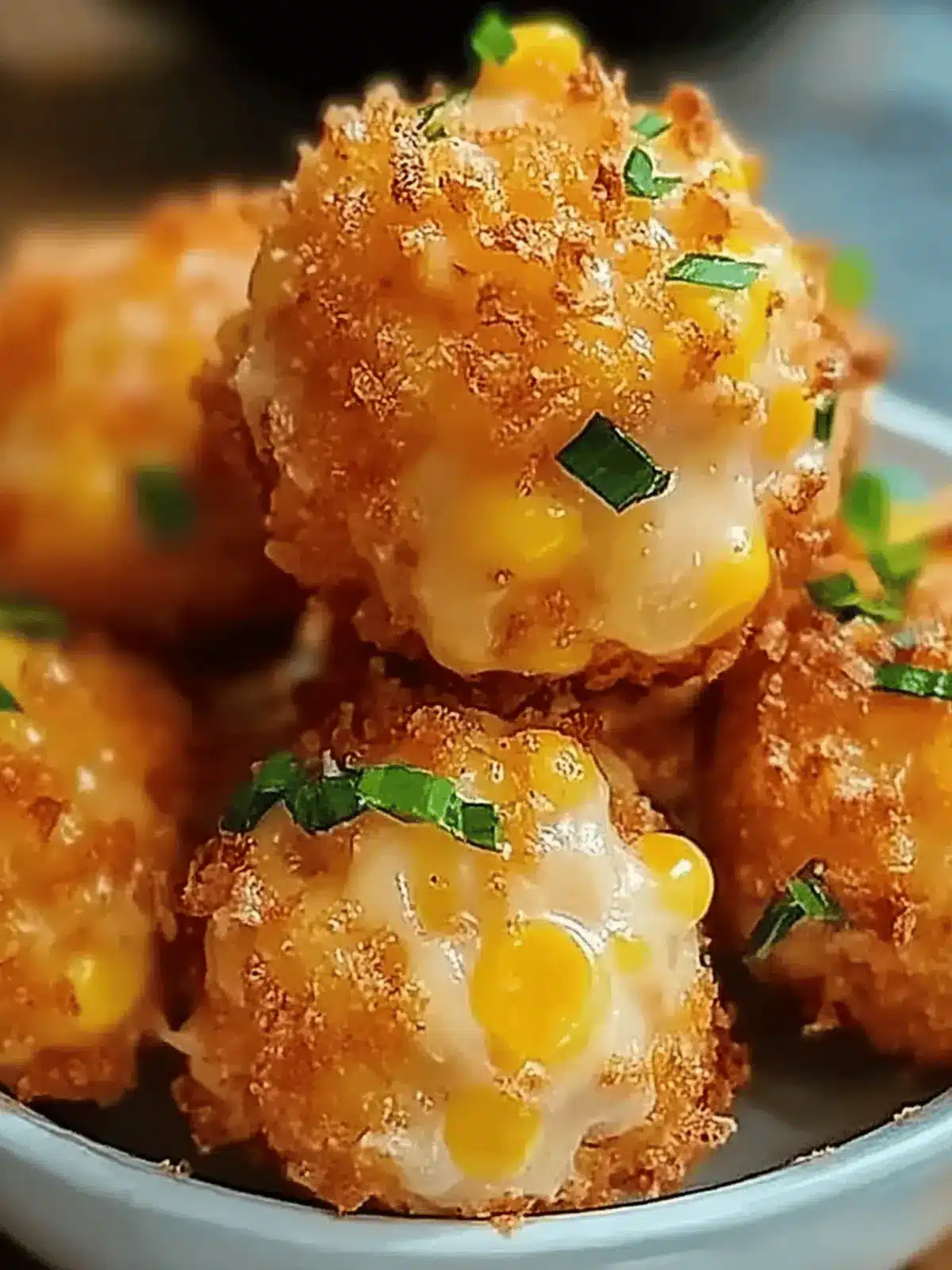 Crispy Corn Cheese Bites