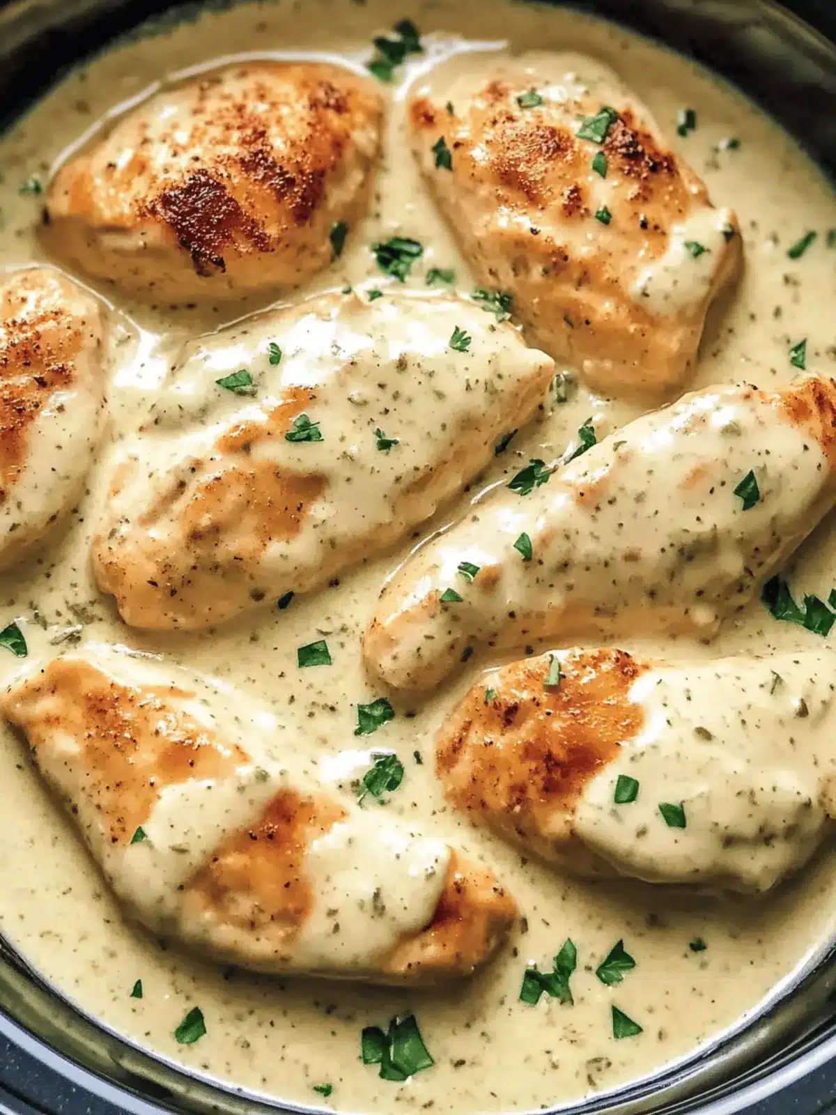 Creamy Crock Pot Ranch Chicken