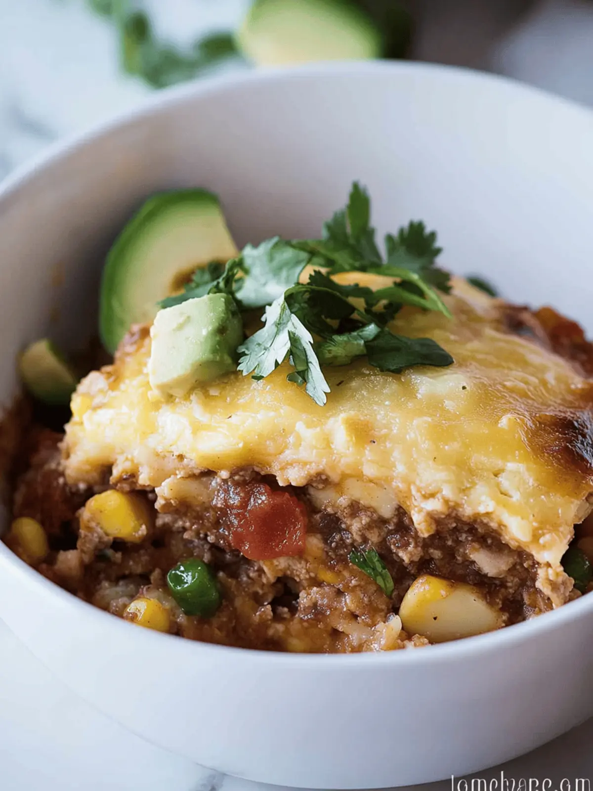 Turkey Skillet Tamale Pie