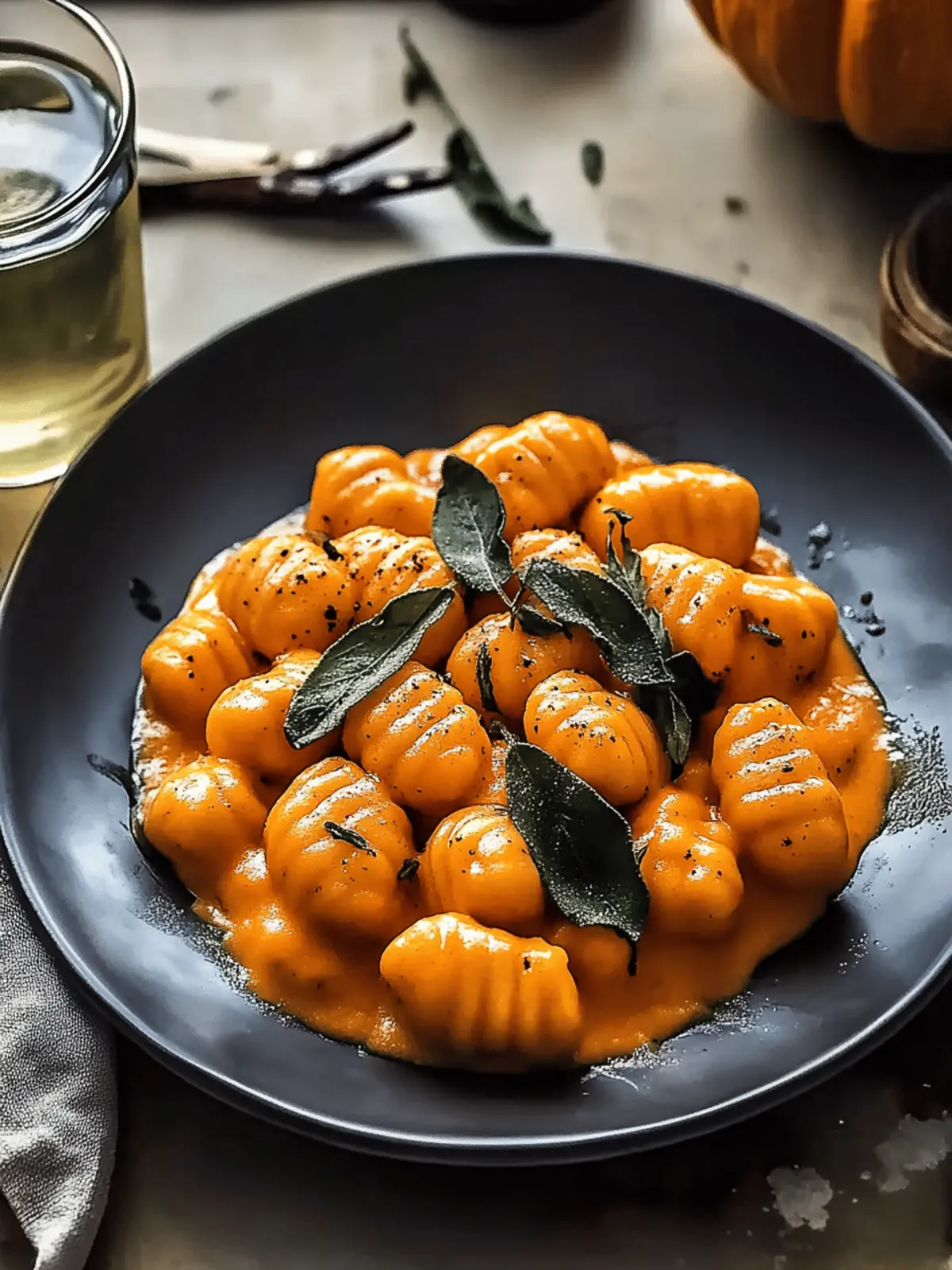 Pumpkin Gnocchi Delight