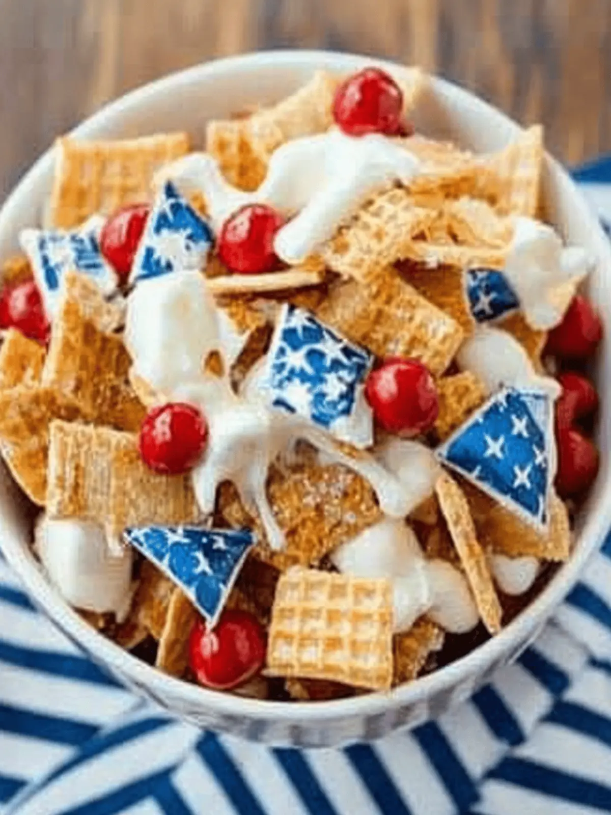 Patriotic Chex Mix