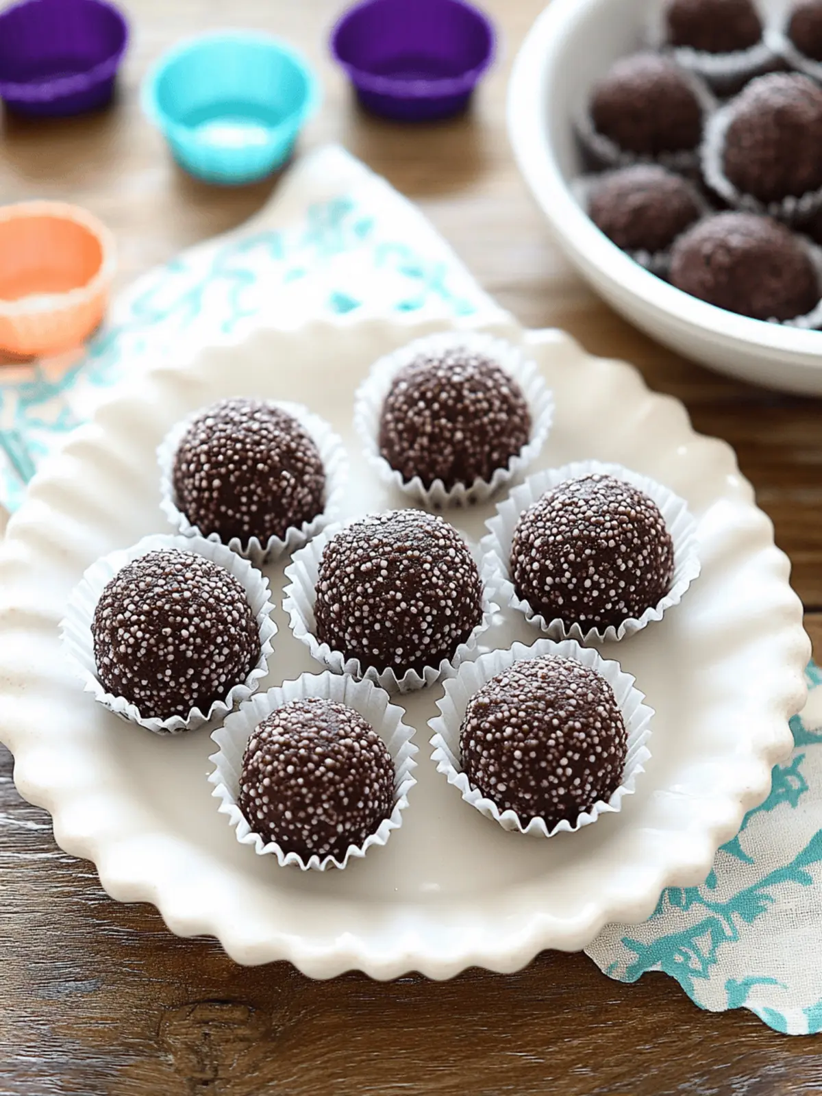 Decadent Brazilian Chocolate Fudge Truffles Brigadeiros Recipe 3 Brazilian Chocolate Fudge Truffles (Brigadeiros)