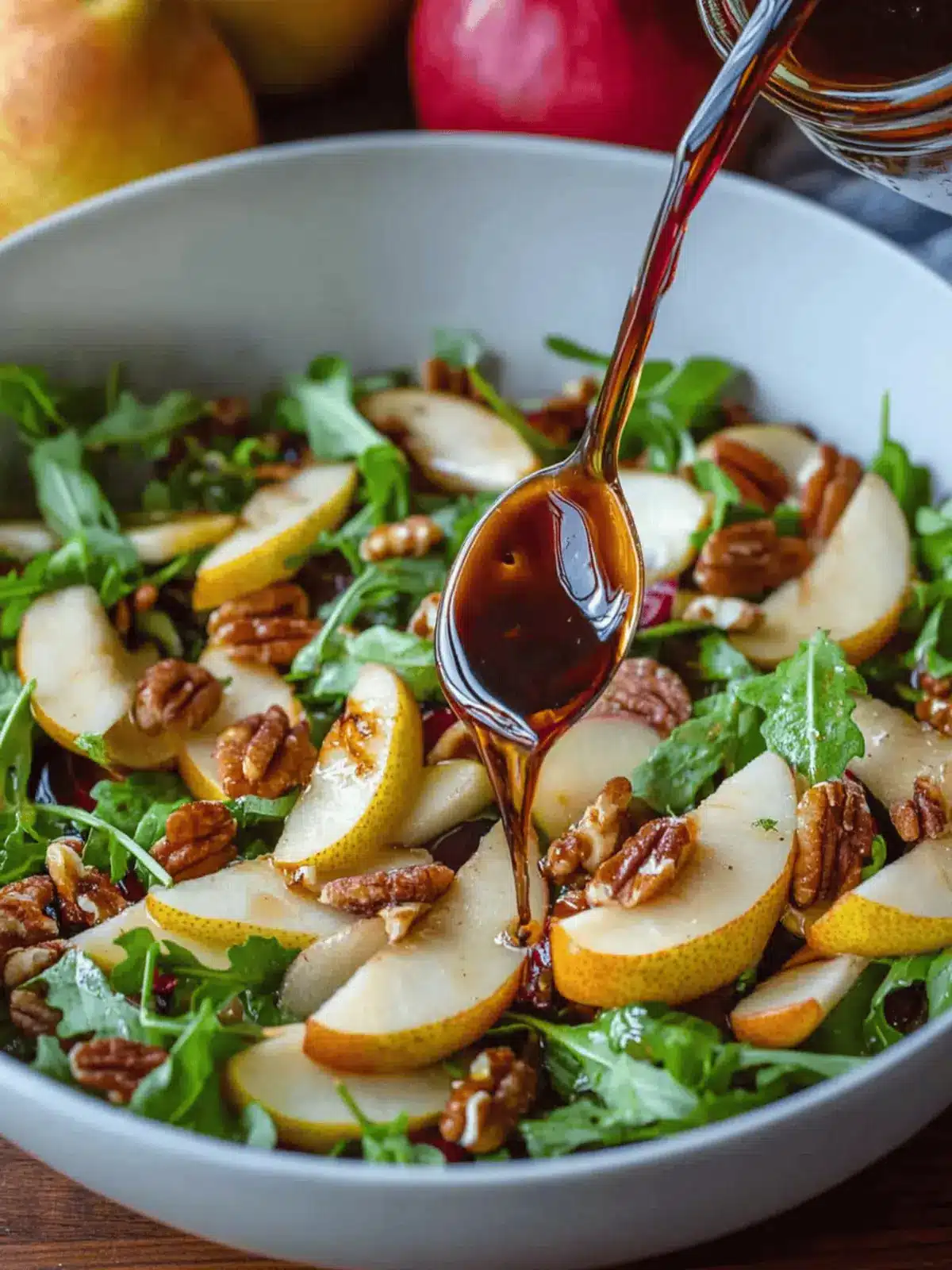 Pear Salad with Balsamic Vinaigrette