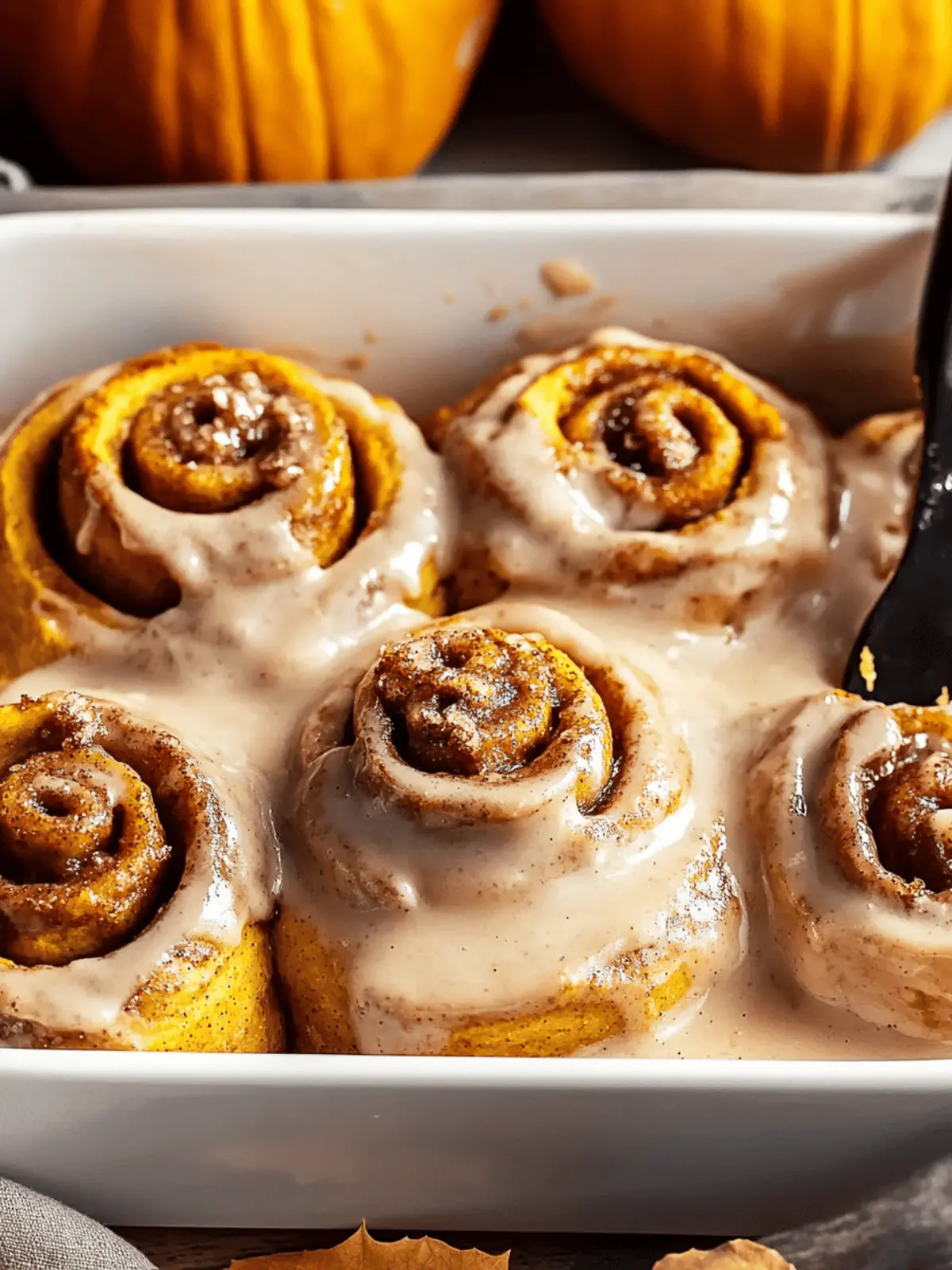 Pumpkin Chai Cinnamon Rolls