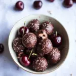 Dark Chocolate Cherry Energy Bites