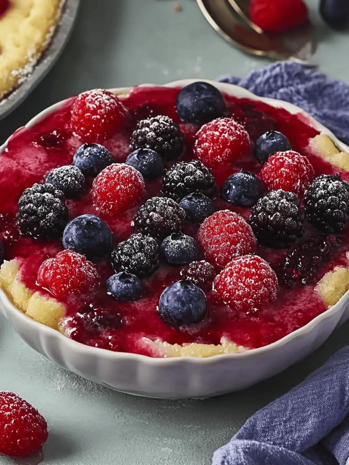 Simple Berry Pudding: Warm Comfort in Every Delicious Bite 2 Simple Berry Pudding