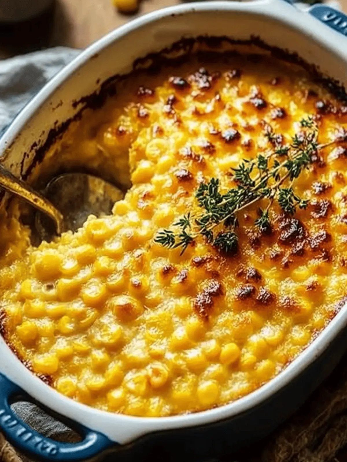 Sweet Corn Pudding