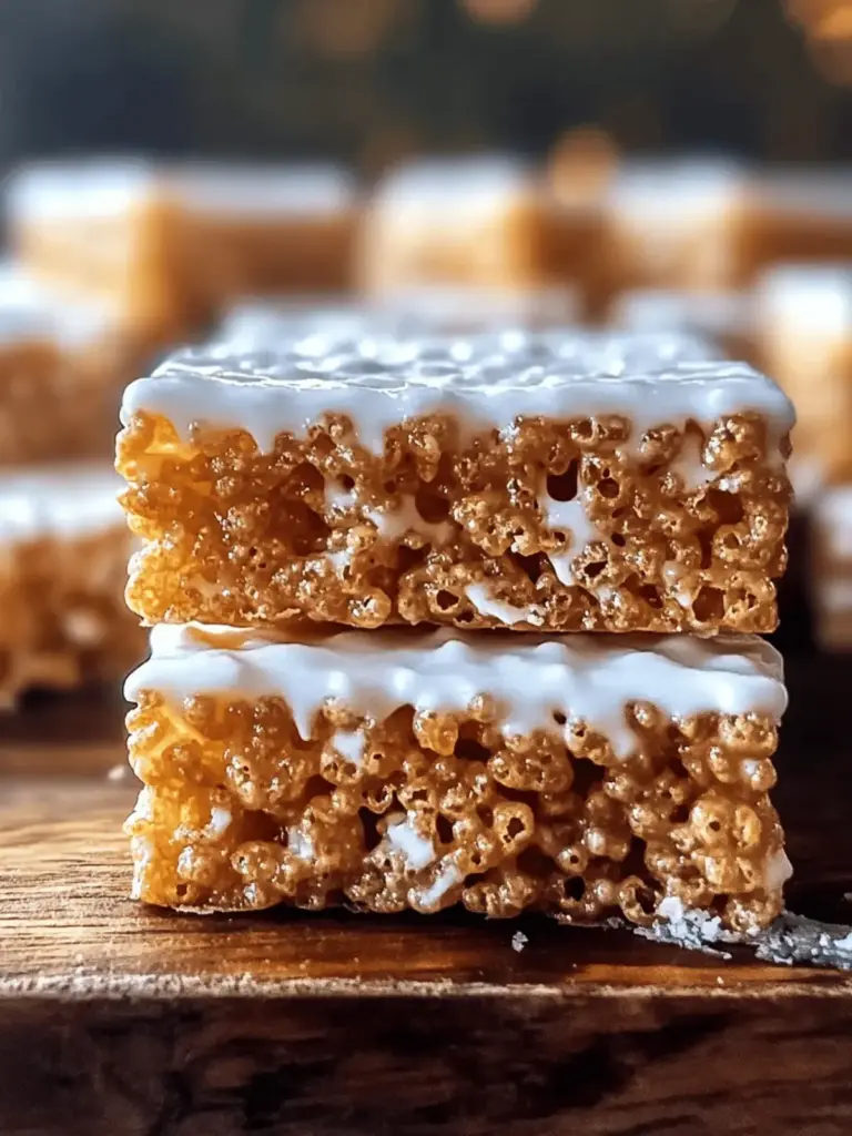 Gingerbread Rice Krispie Treats