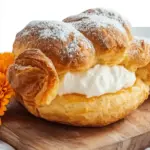 pan de muerto relleno de nata