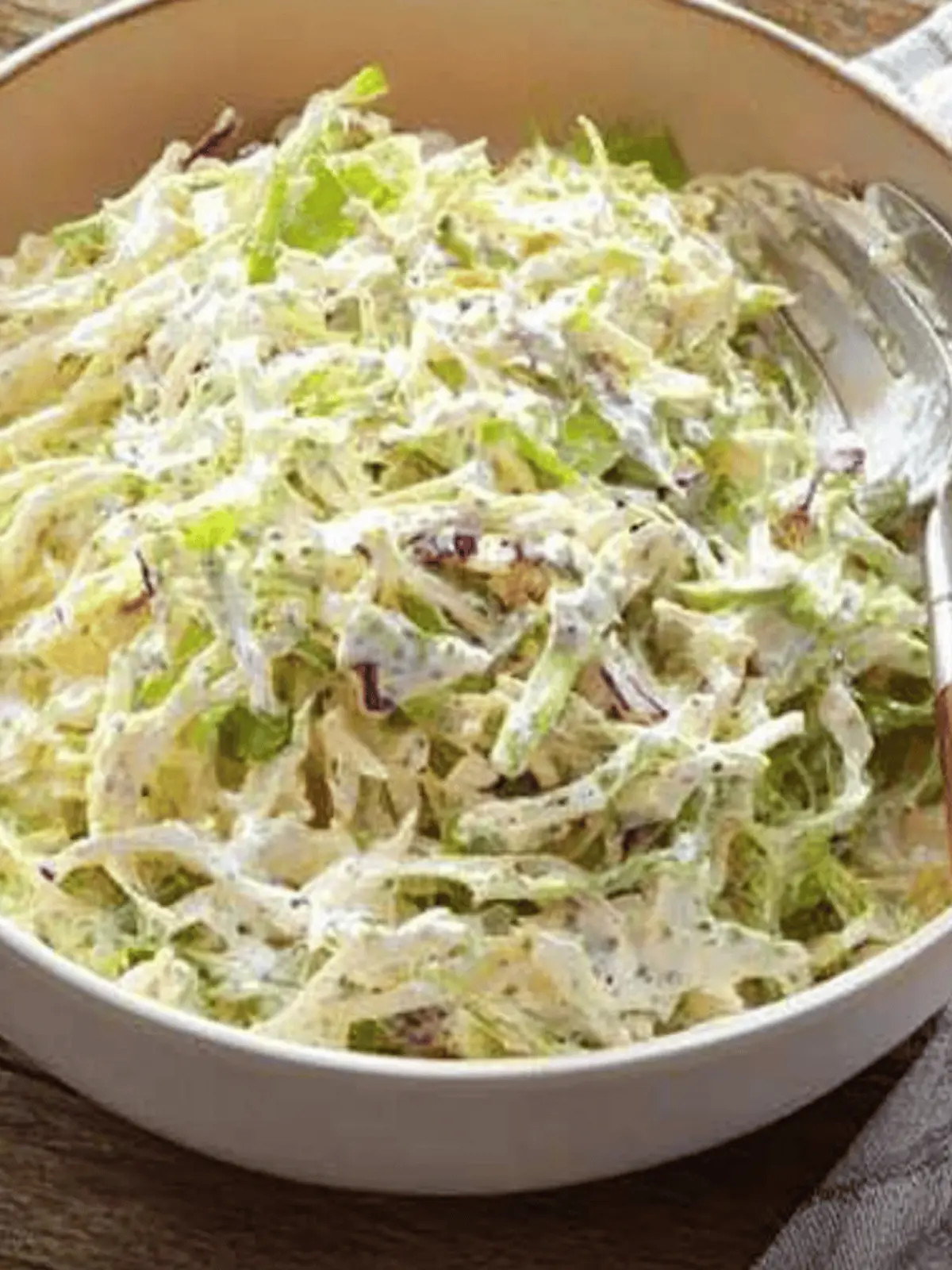 Caraway Coleslaw with Citrus Mayonnaise