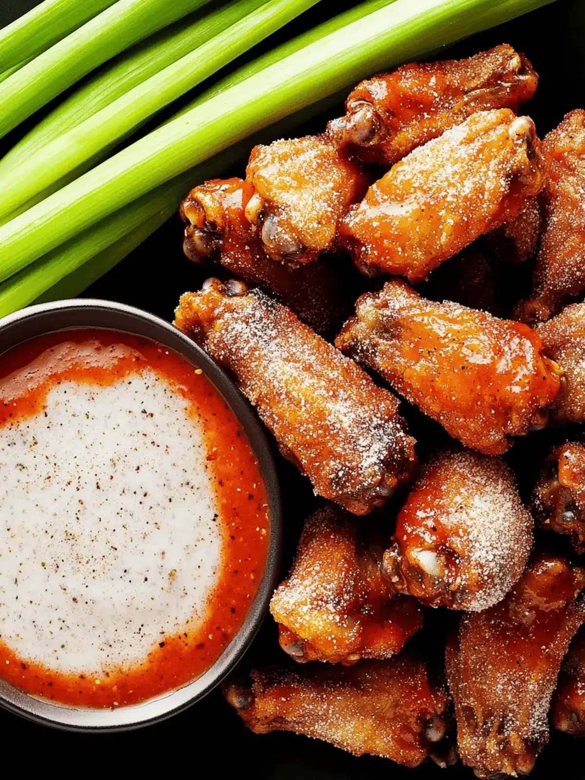 Ranch Wings & Buffalo Sauce