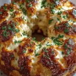 Chicken Alfredo Monkey Bread