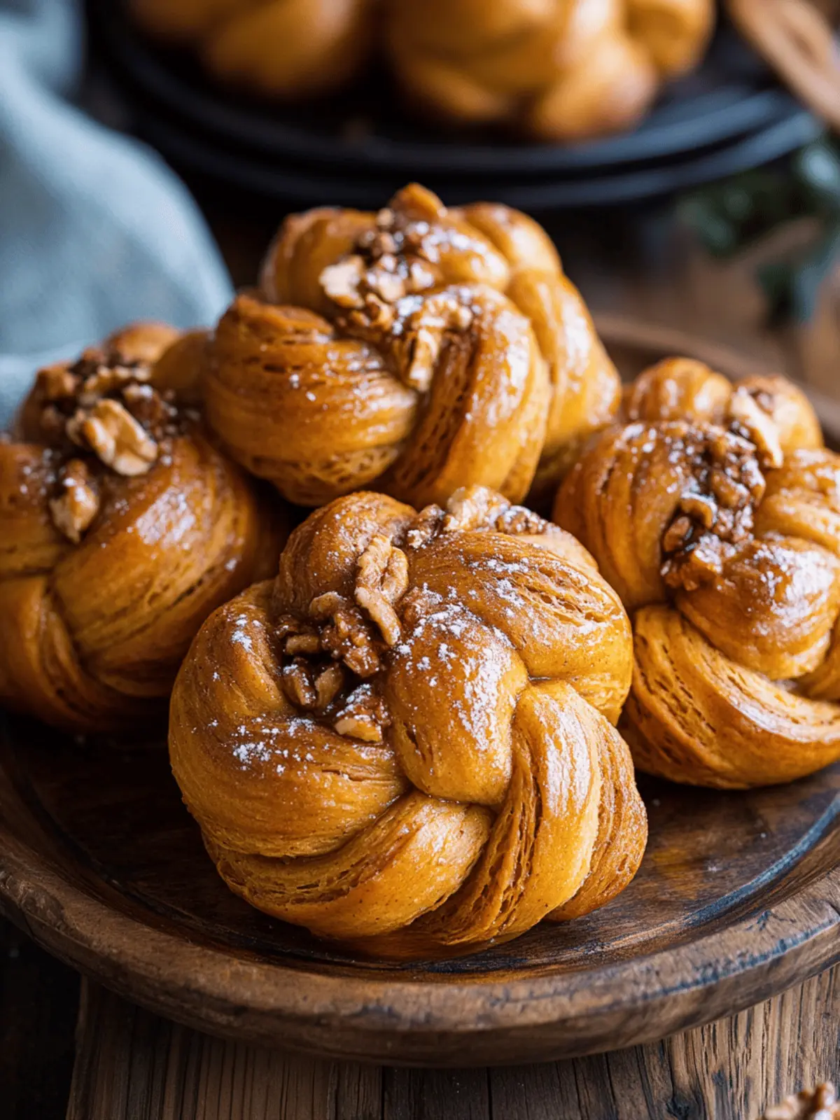 Spiced Pumpkin Butter Knots