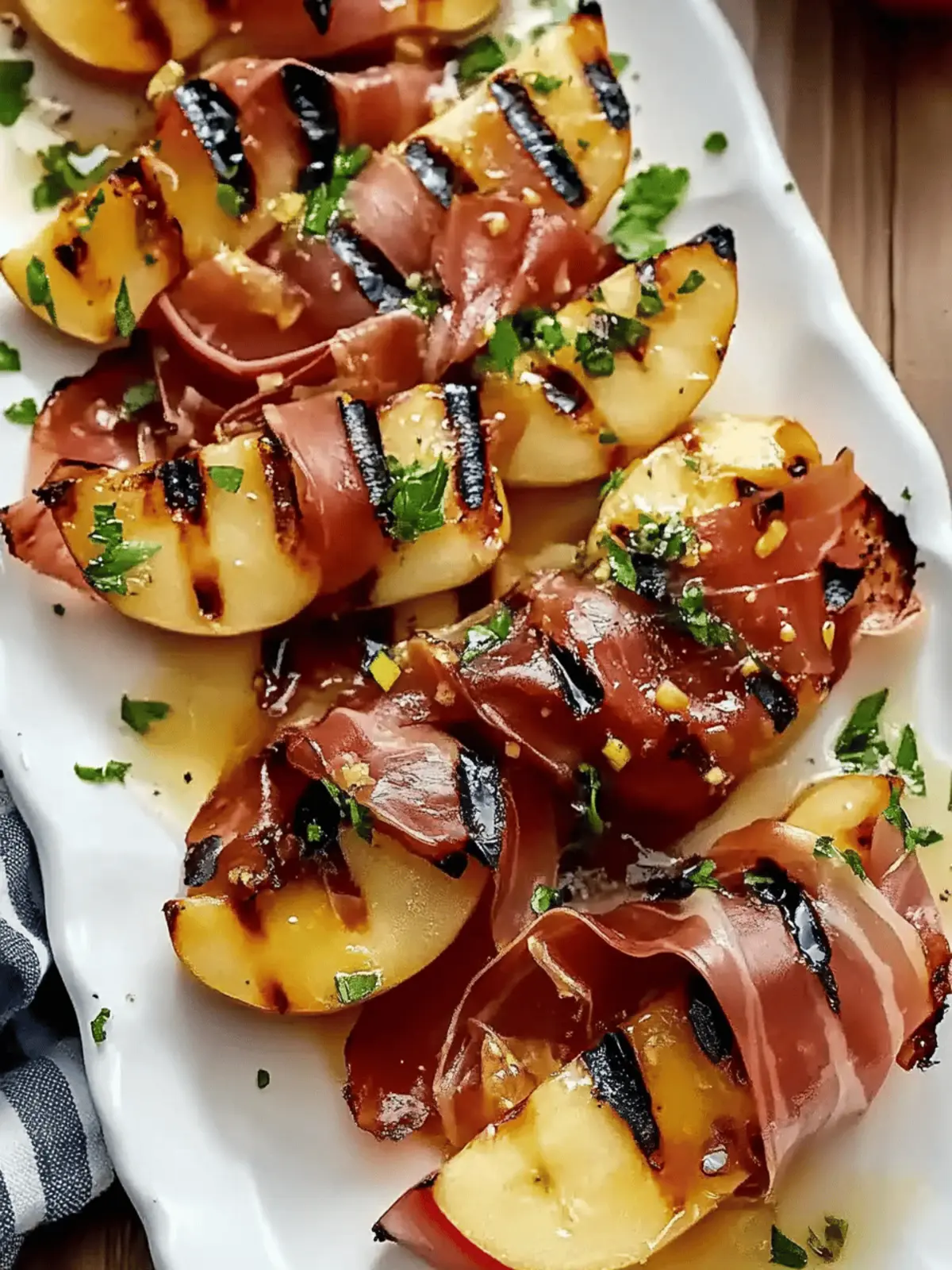 Delicious Grilled Apples with Prosciutto and Honey Twist 4 Grilled Apples with Prosciutto and Honey