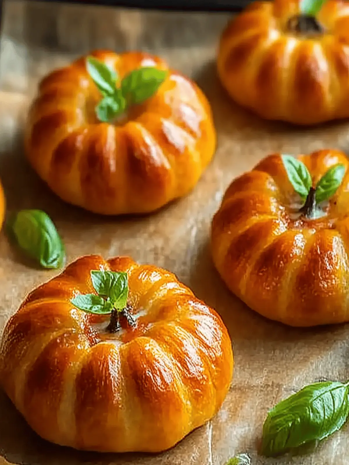 Pumpkin-Shaped Mini Pizzas for Spooky Halloween Fun 4 Pumpkin-Shaped Mini Pizzas