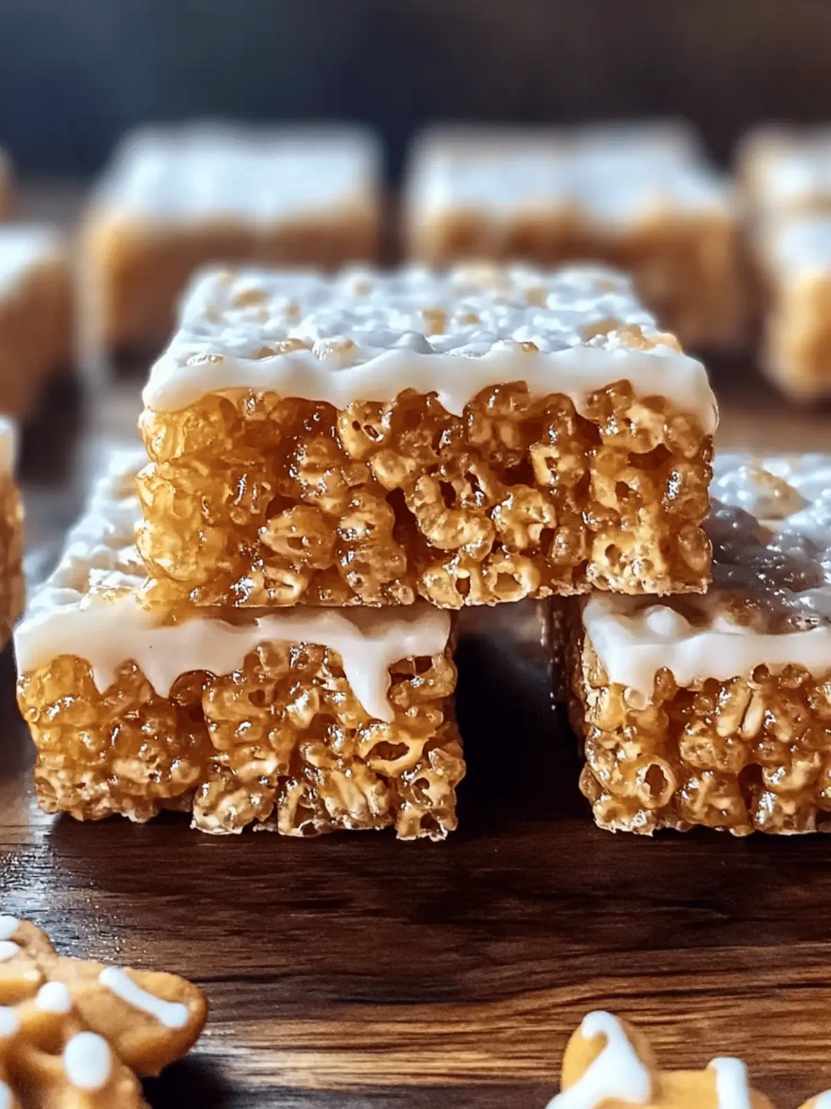 Gingerbread Rice Krispie Treats