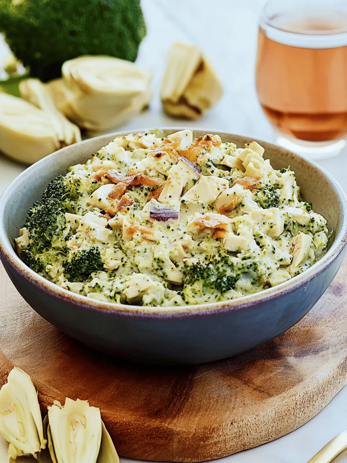 Roasted Broccoli-Artichoke Dip for Irresistible Guilt-Free Snacking 3 Roasted Broccoli-Artichoke Dip