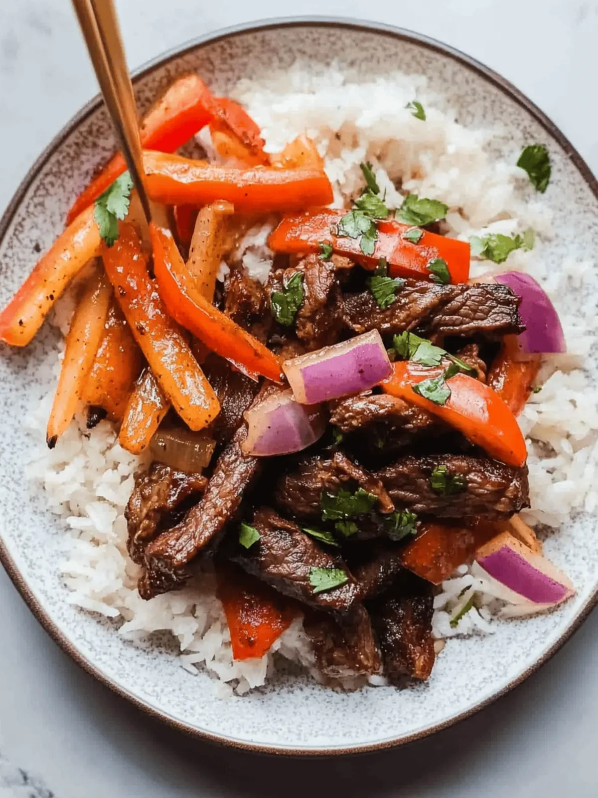 Lomo Saltado (Peruvian Beef Stir Fry)