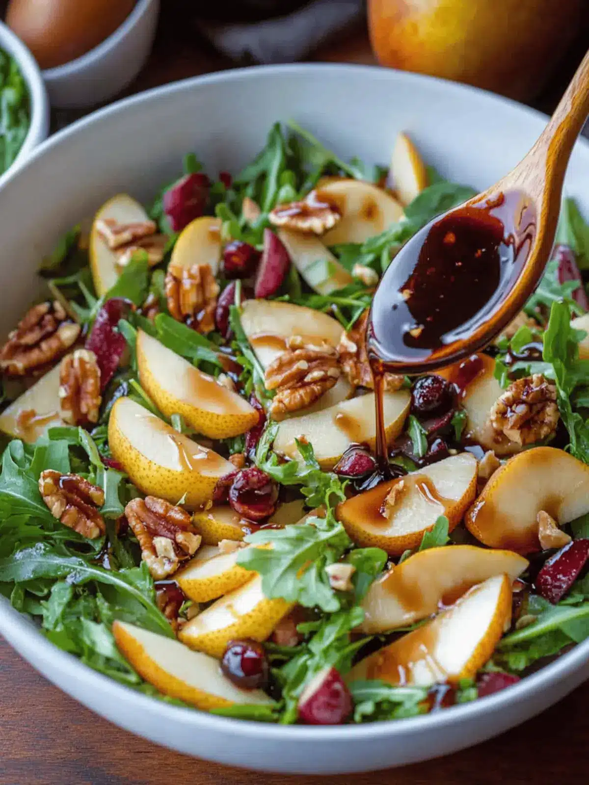 Pear Salad with Balsamic Vinaigrette