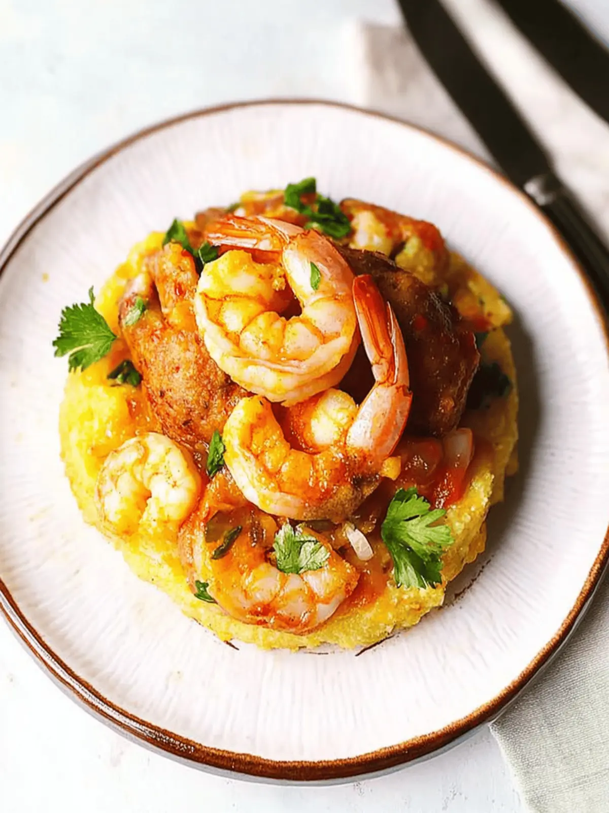 Mofongo with Shrimp