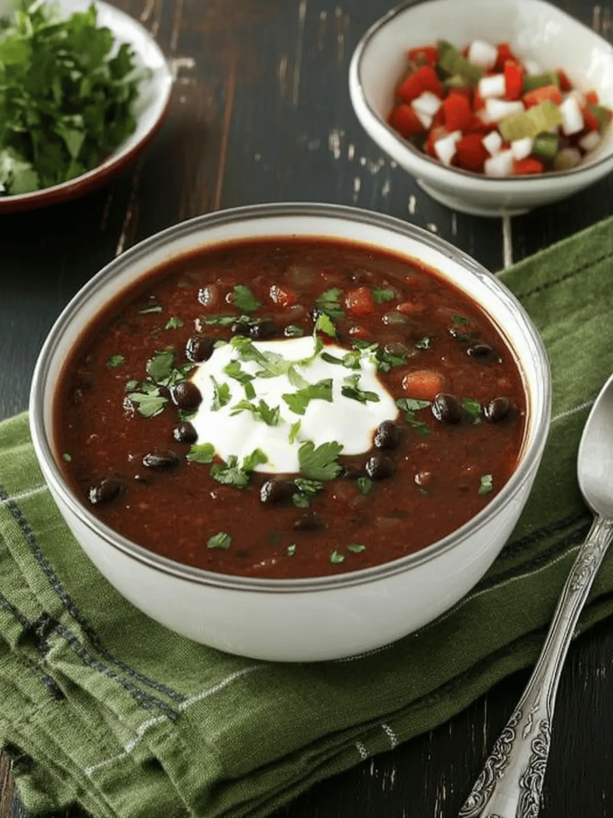 Spicy Black Bean and Pepper Soup That Warms Your Soul 4 Spicy Black Bean and Pepper Soup
