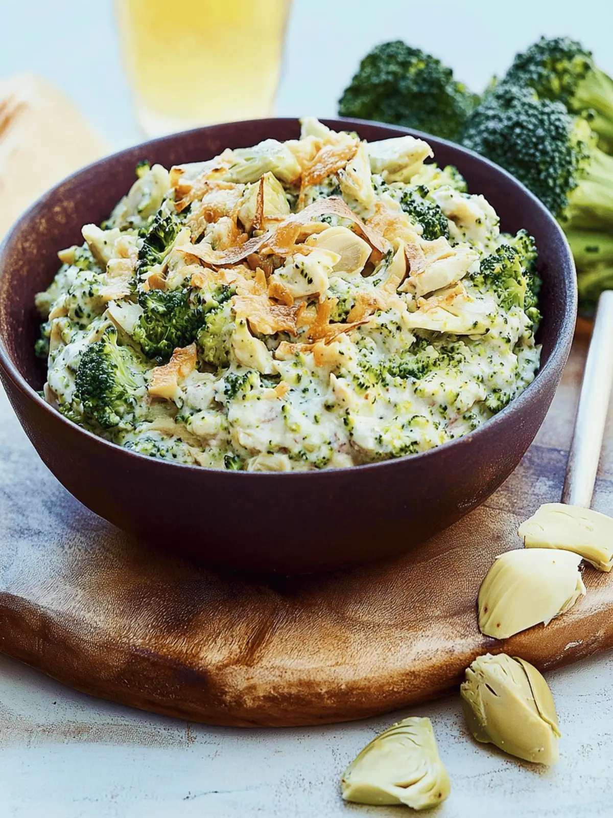 Roasted Broccoli-Artichoke Dip for Irresistible Guilt-Free Snacking 4 Roasted Broccoli-Artichoke Dip