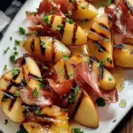 Grilled Apples with Prosciutto and Honey