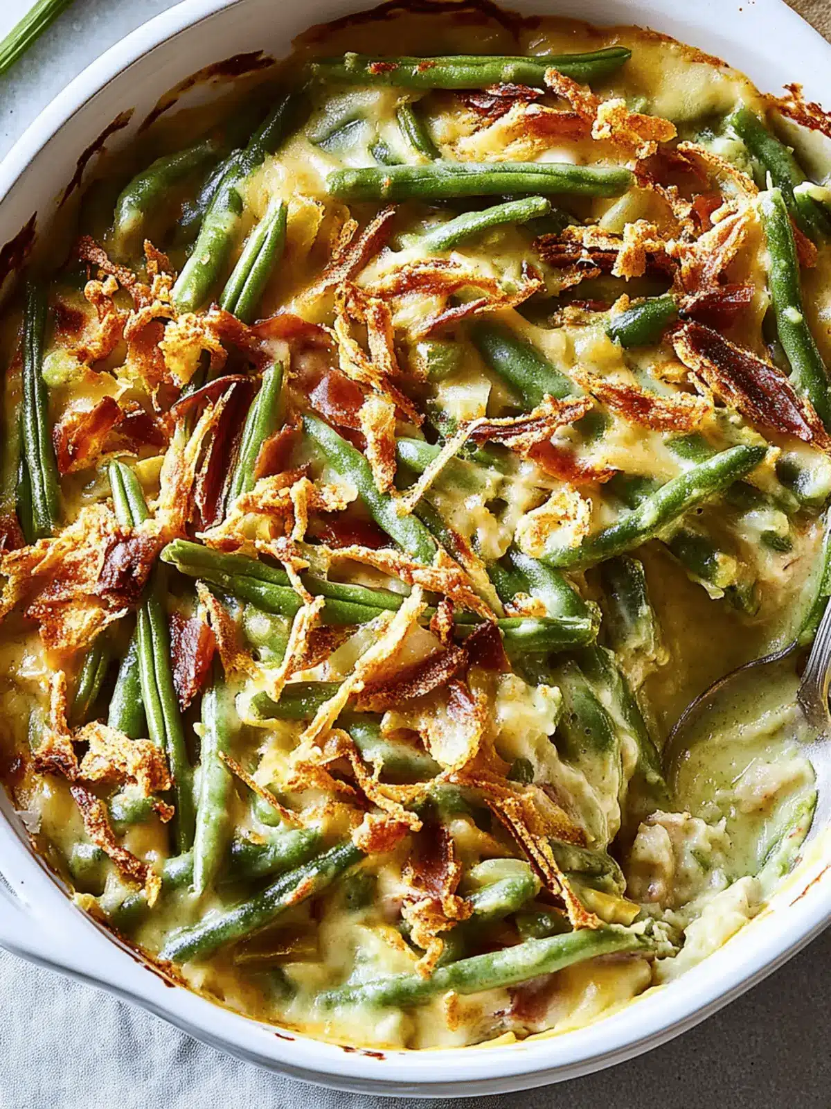 Loaded Green Bean Casserole