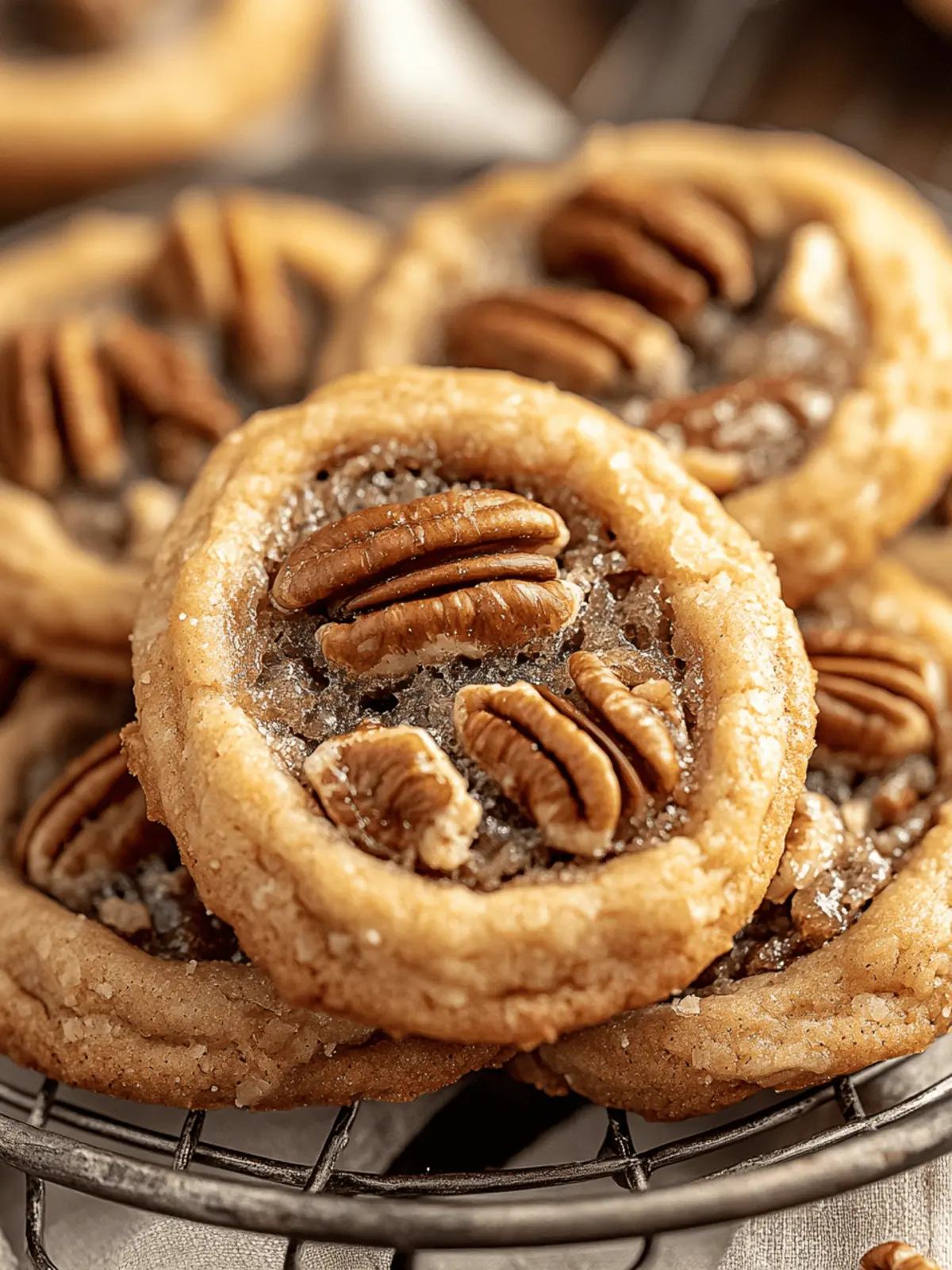 Vegan Pecan Pie Cookies