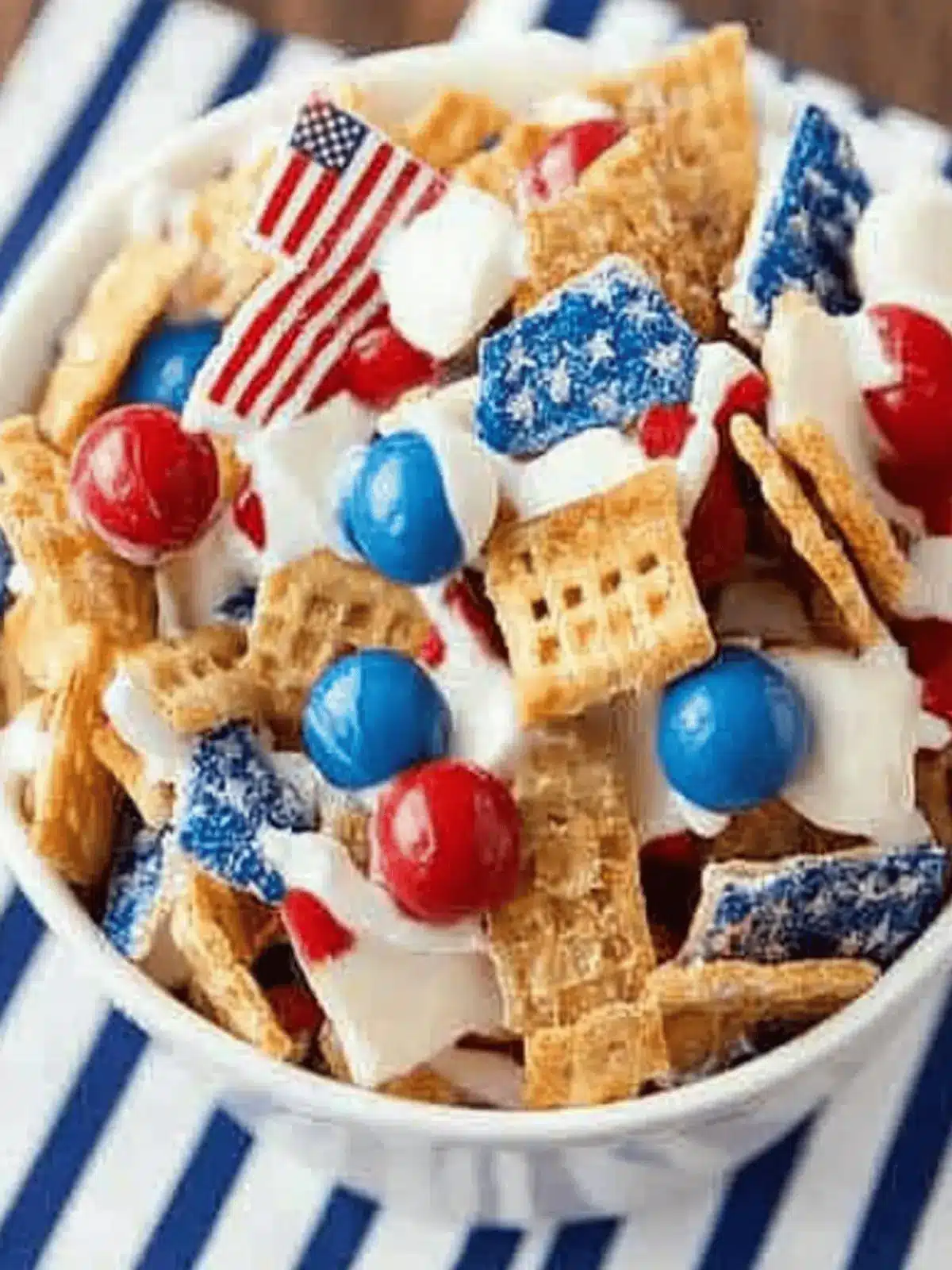 Patriotic Chex Mix