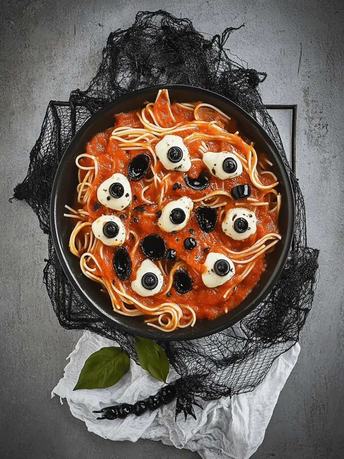 Spooktacular Halloween Pasta with Creepy Meatballs 4 Halloween Pasta