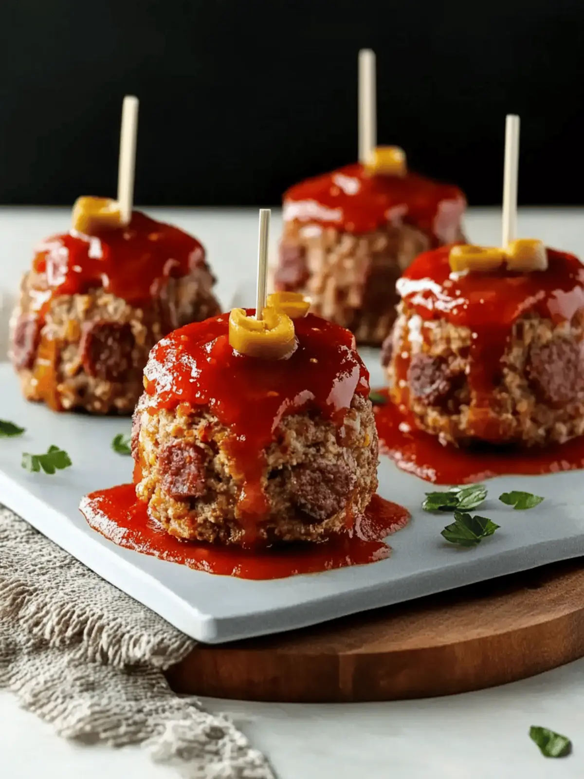 Mini Monster Meatloaf