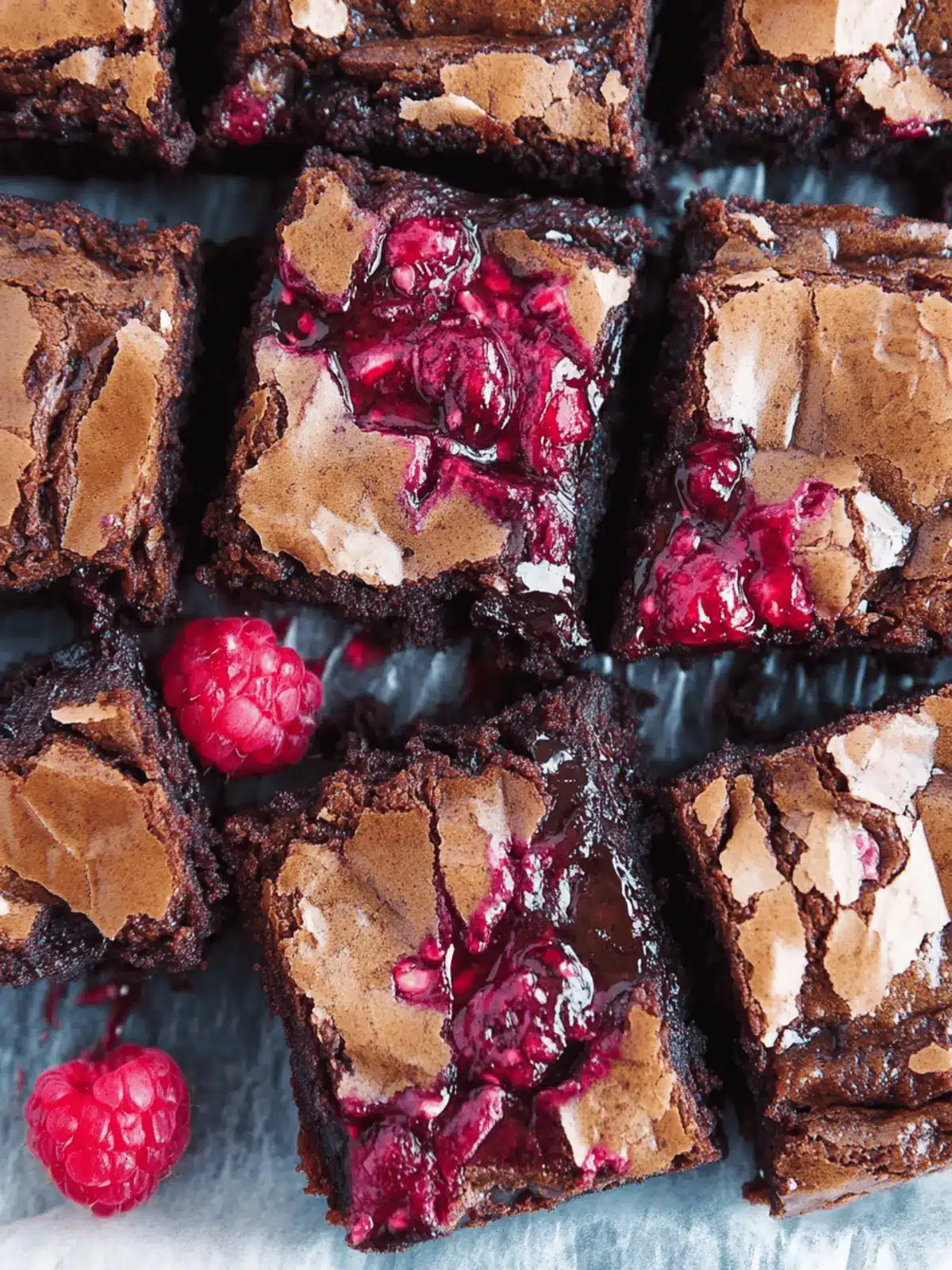 Raspberry Brownies