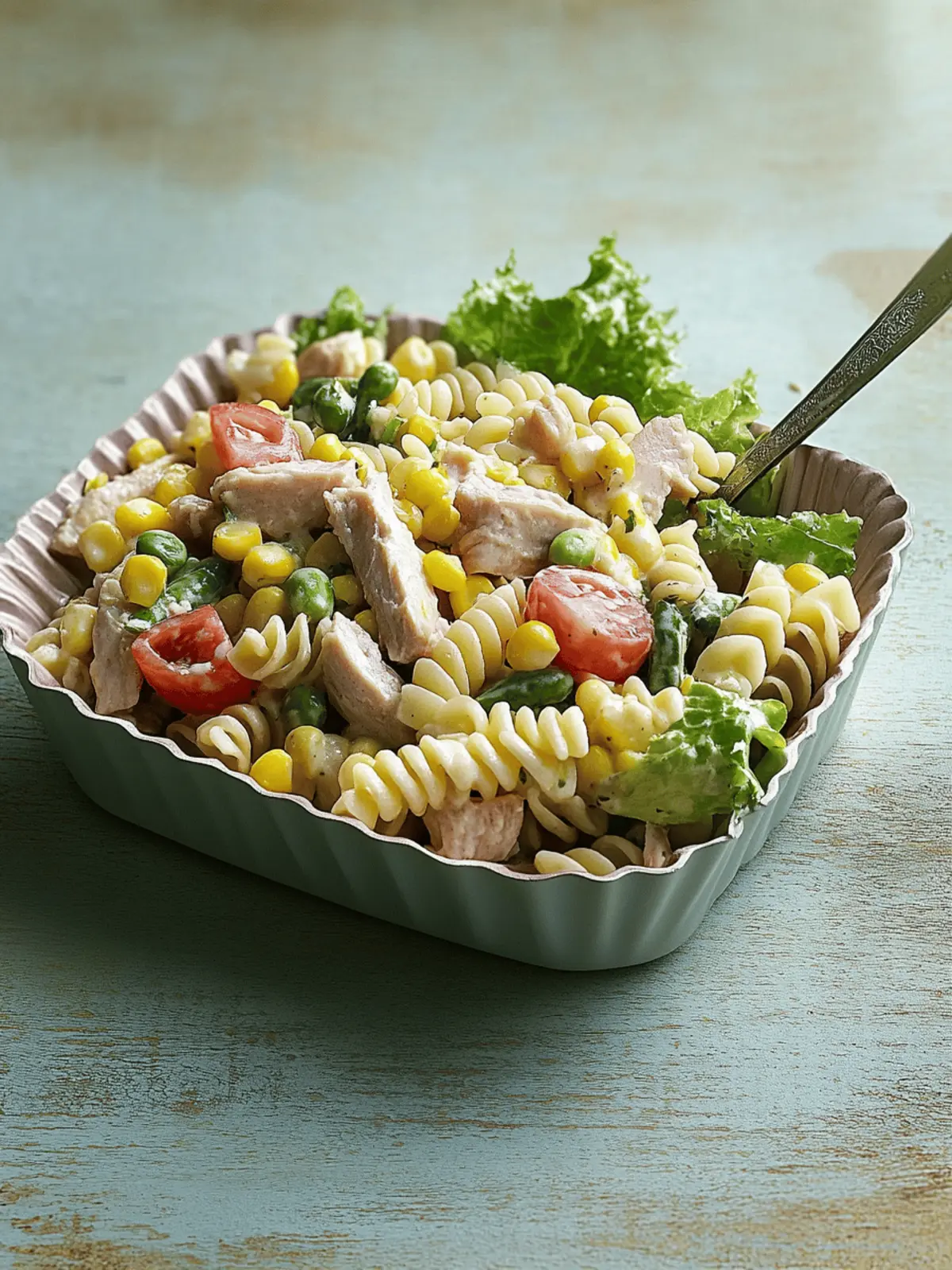 Delicious Tuna and Sweetcorn Pasta Salad in 30 Minutes 3 Tuna and sweetcorn pasta salad