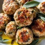 Apple and Sage Turkey Meatballs