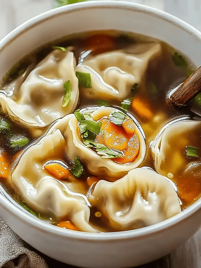 Comforting Potsticker Soup