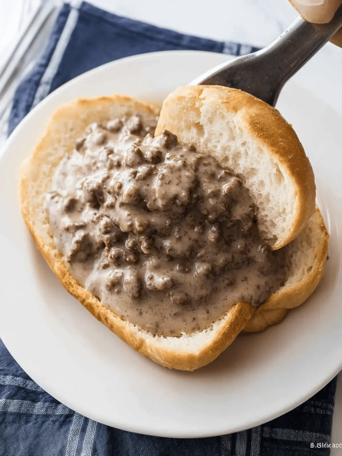 Savor Classic S.O.S. (Creamy Hamburger Gravy) Tonight! 4 S.O.S. (Creamy Hamburger Gravy)