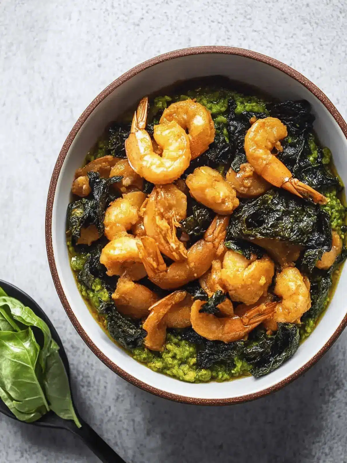 Green Plantain Porridge With Seafood