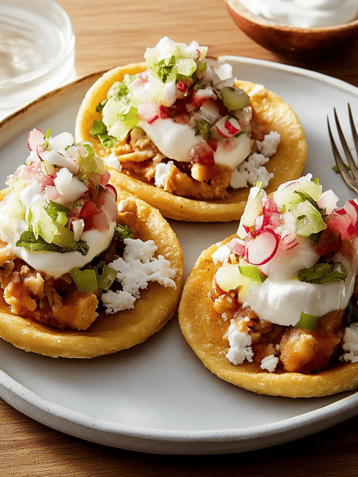 Sopes: Irresistibly Crispy Mexican Treats You’ll Love 3 Sopes