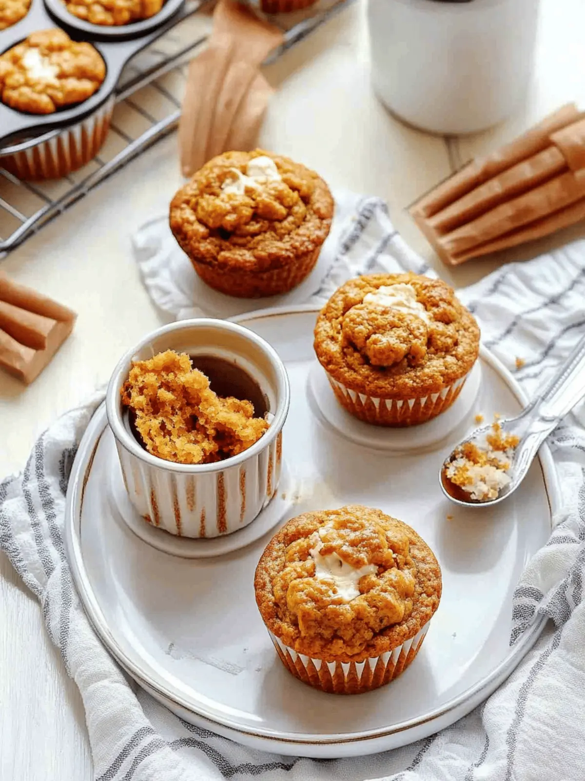 Pumpkin Cream Cheese Muffins