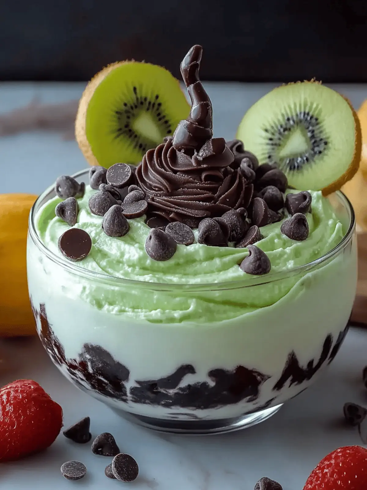 Melted Witch Chocolate Chip Cream Cheese Fruit Dip Magic 3 Melted Witch Chocolate Chip Cream Cheese Fruit Dip