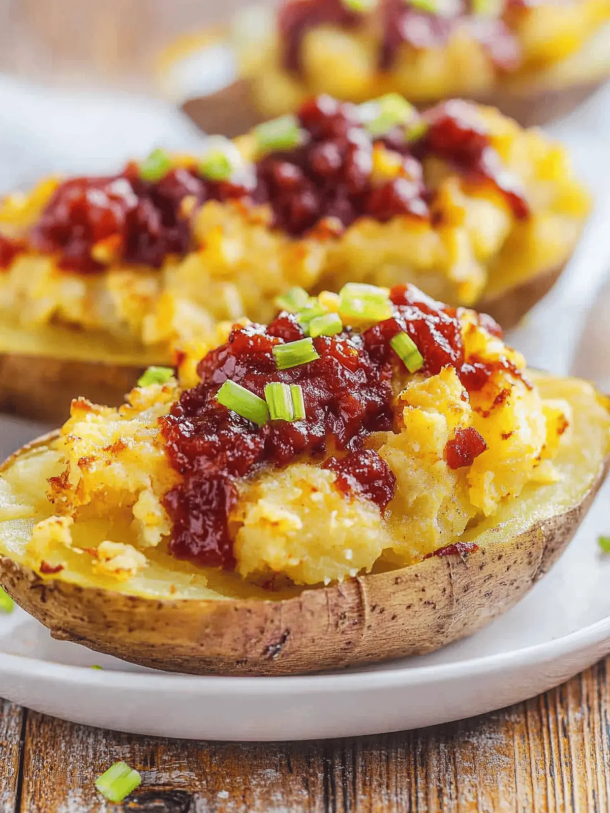 Thanksgiving Stuffed Potato Skins