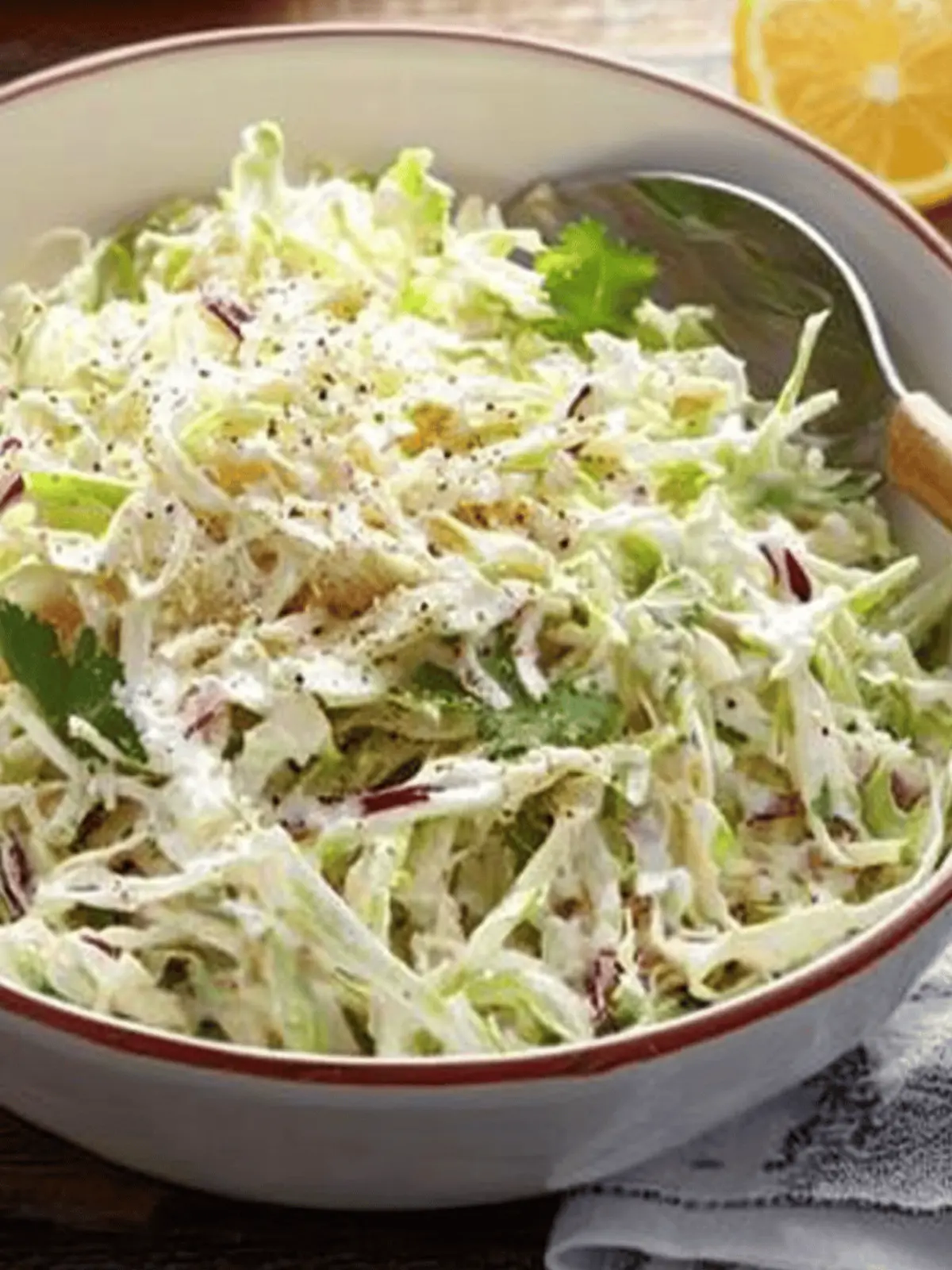 Caraway Coleslaw with Citrus Mayonnaise