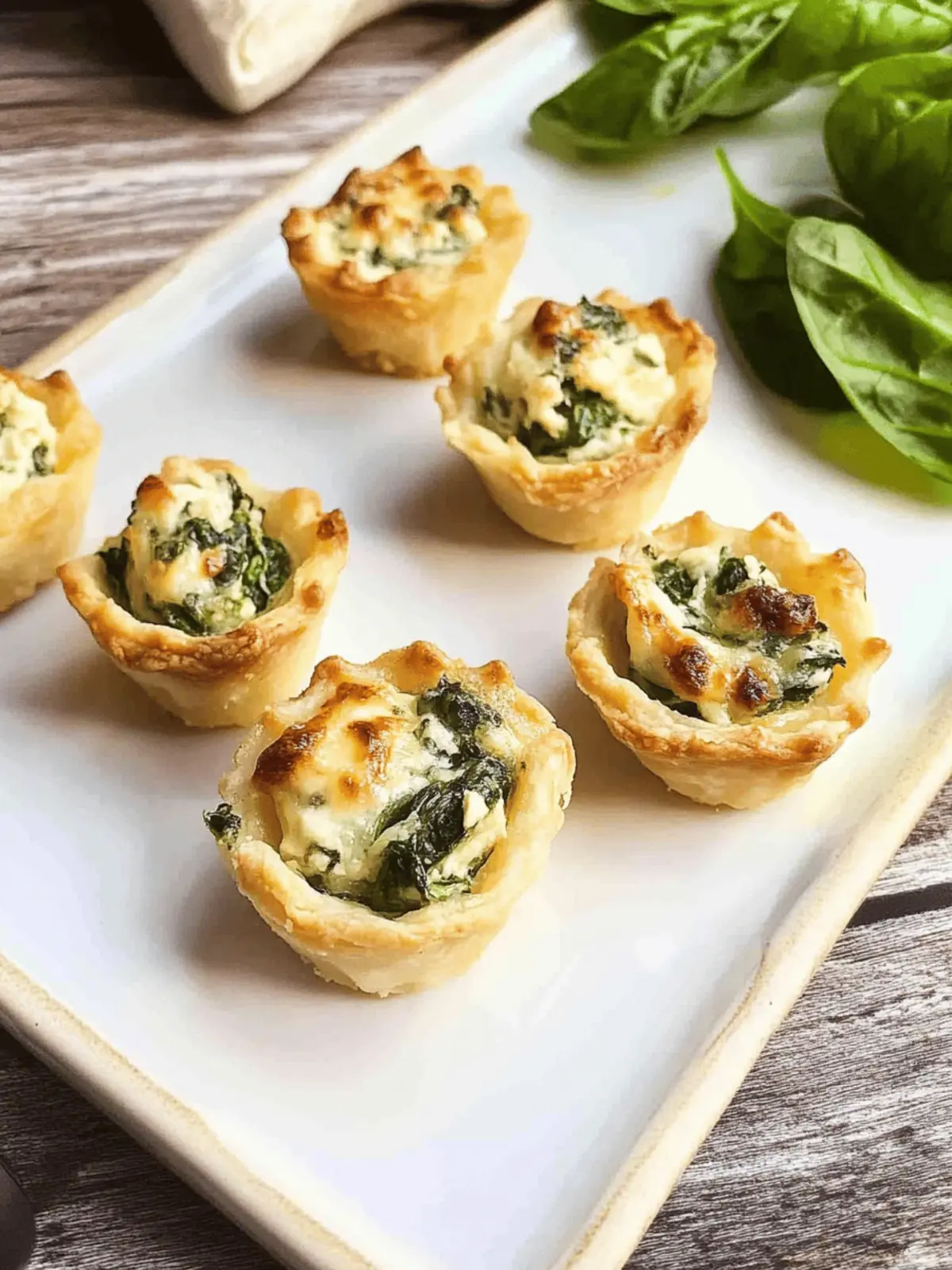 Mini Cheese and Spinach Tartlets: Easy, Savory Bites for All 4 Mini Cheese and Spinach Tartlets