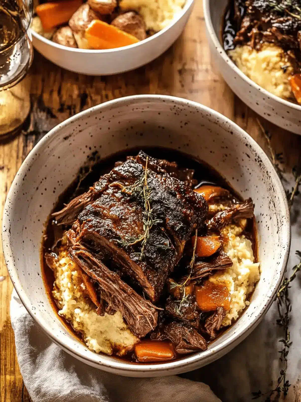 Red Wine Braised Pot Roast.