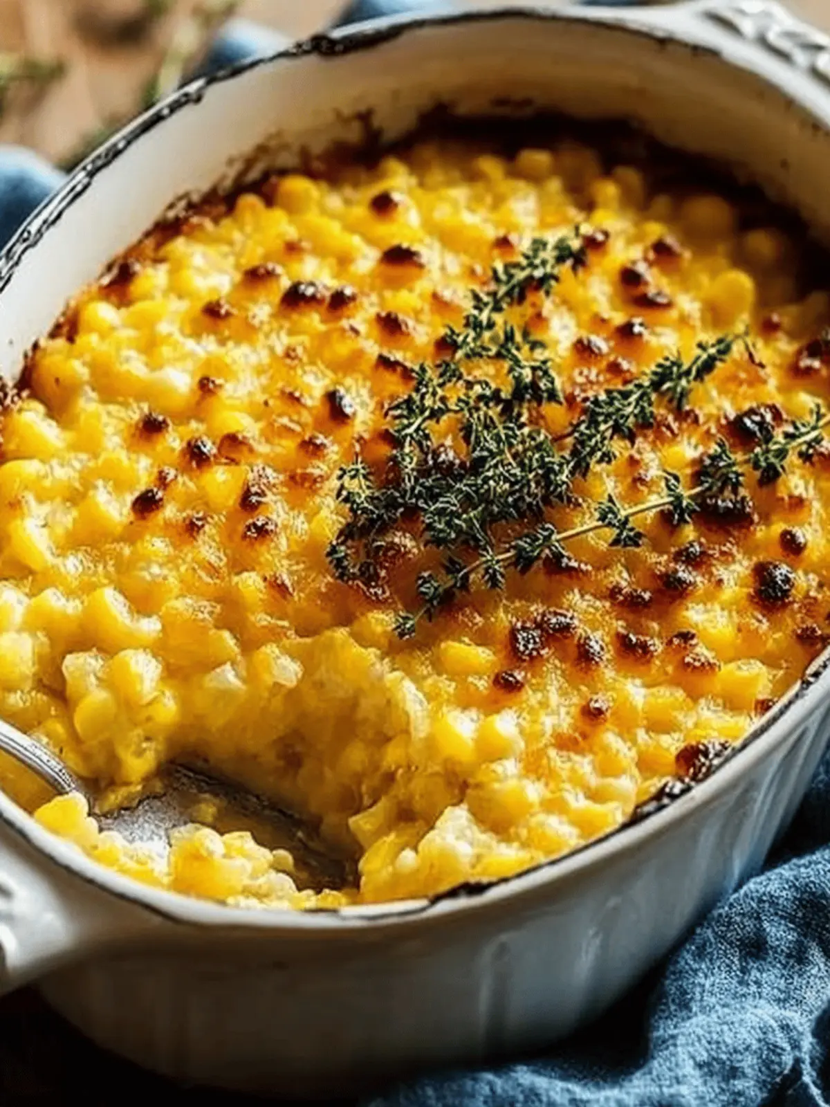 Sweet Corn Pudding